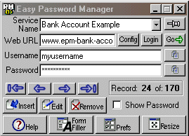 Easy Password Manager - Password manager with auto login / form fill.